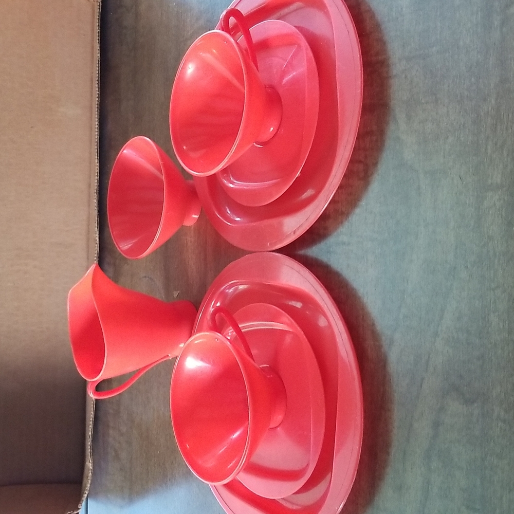 Vintage Irwin Plastics Kids Tea Set